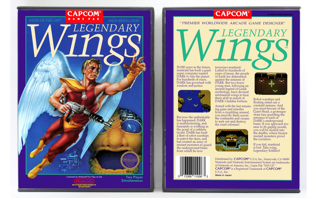 Legendary on sale wings nes
